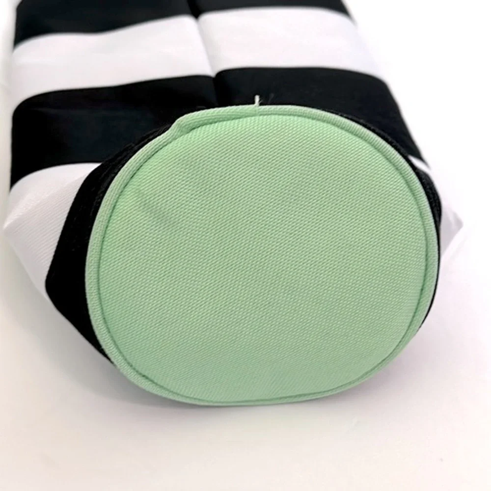 JOY Deluxe Insulated Wine Cooler Tote Bag mint/black/white NWOT